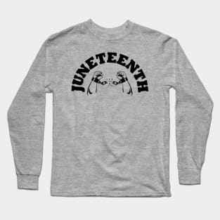 Juneteenth - Typography Design Long Sleeve T-Shirt